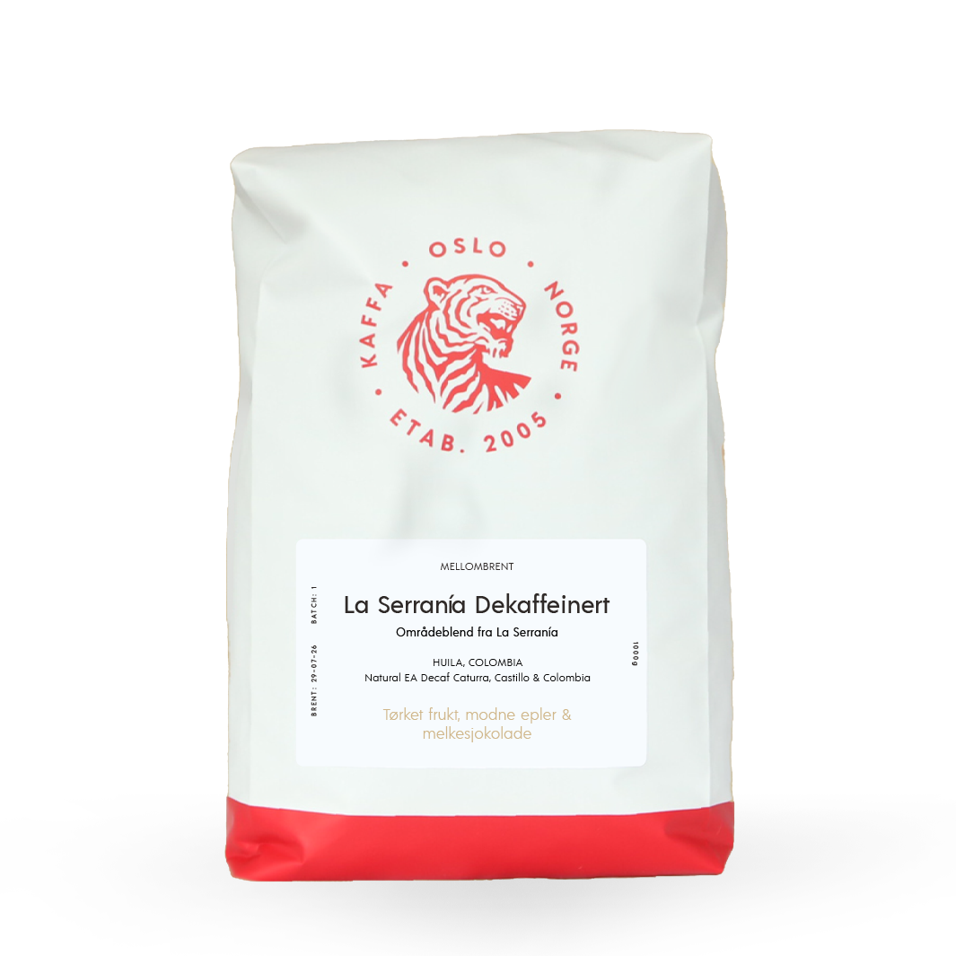 La Serrania Dekaffeinert Mellombrent