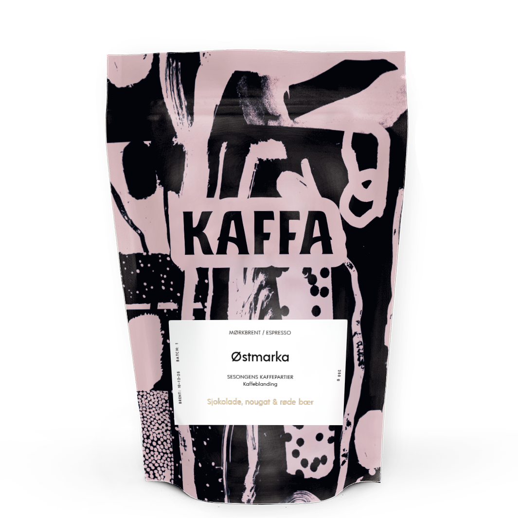 Pose med kaffebønner Østmarka espresso 250g
